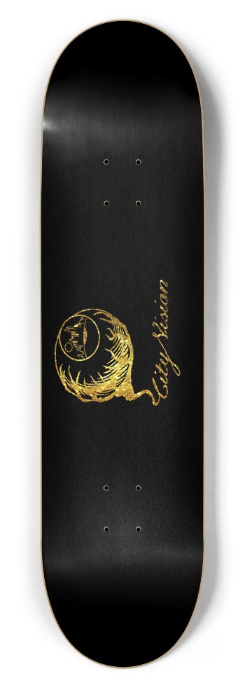 Black and Gold Glitter Logo 8.50