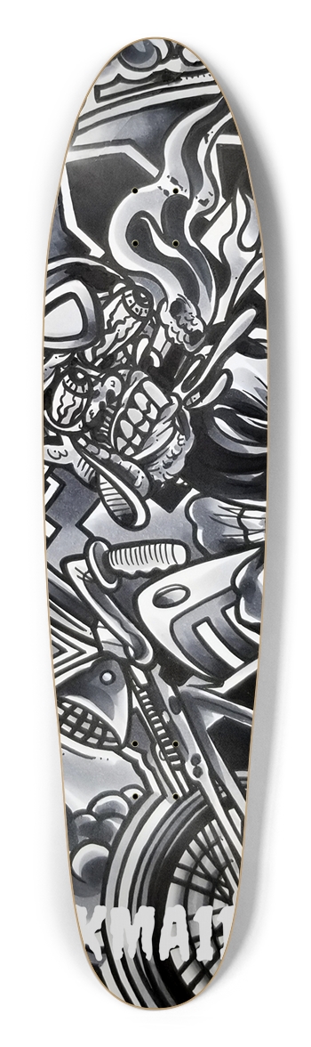 KMA11 SMOKING Longboard Longboard Shape