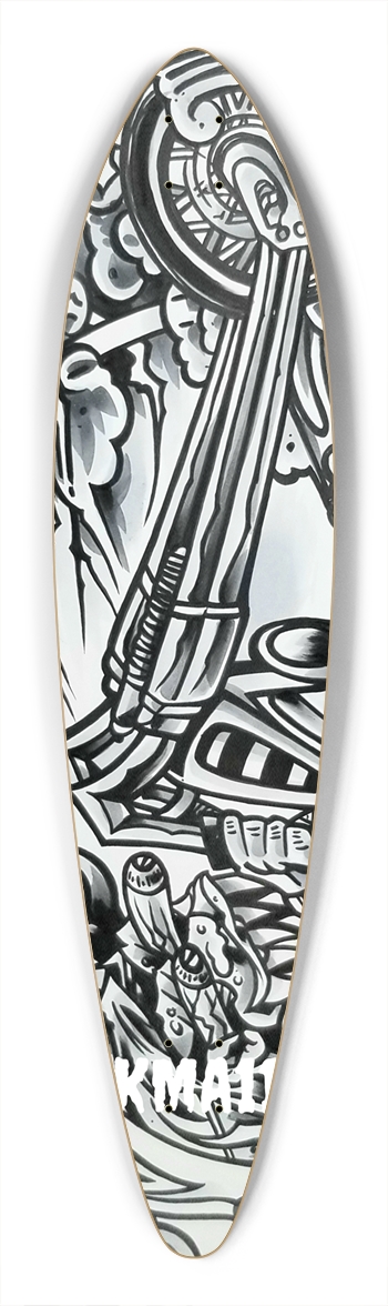 KMA11 LONGFORK Longboard Pintail Longboard
