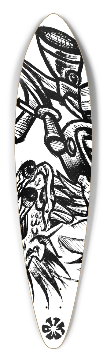 KMA11 OGSIDESHOW Longboard Pintail Longboard