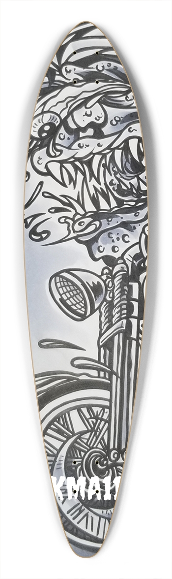 KMA11 WILDSIDE Longboard Pintail Longboard