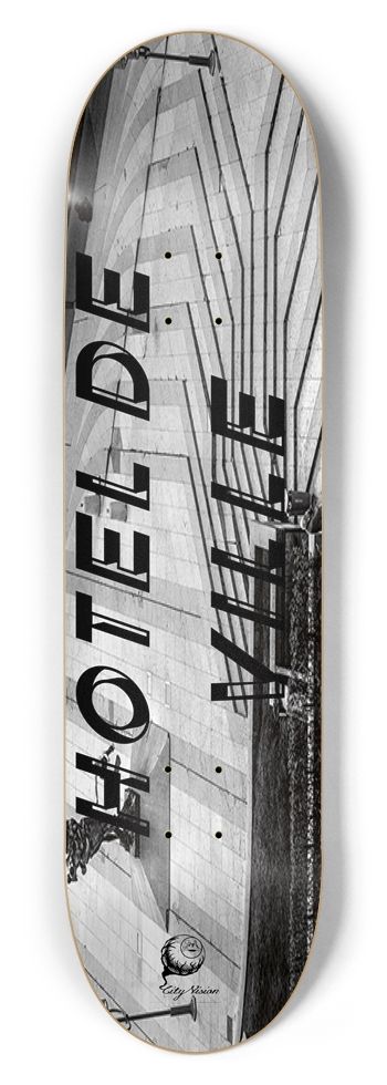 Hotel de Ville (Lyon, France) 8.50 8-1/2 Skateboard Deck