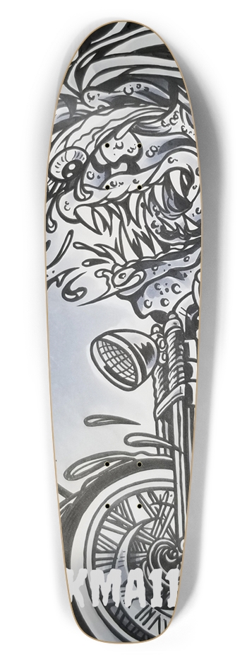 KMA11 WILDSIDE Skateboard Bottle Tail