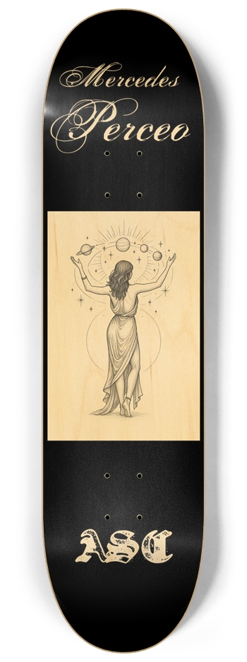 Team Mercedes  8-1/4 Skateboard Deck