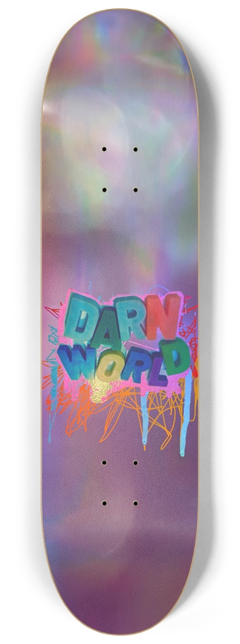 DARN HOLOGRAPHIC 8.25” 8-1/4 Skateboard Deck