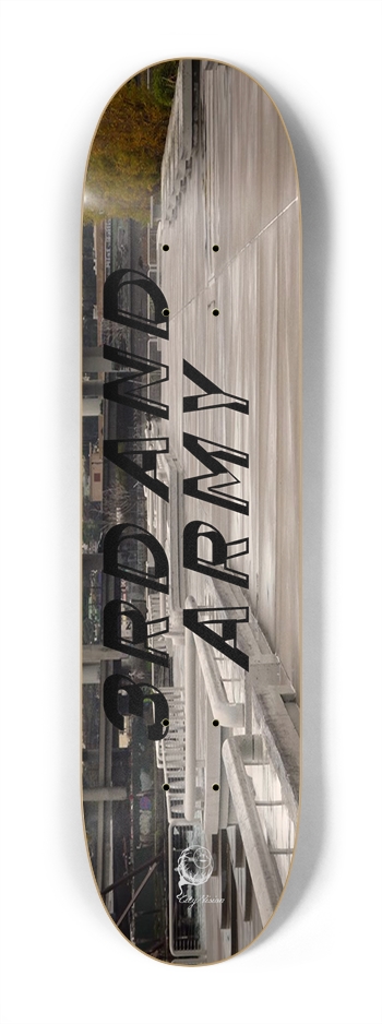 3rd & Army (San Francisco) Mini 7.25 7-1/4 Mini/Kid Skateboard