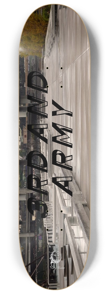 3rd & Army (San Francisco) 8.25 8-1/4 Skateboard Deck