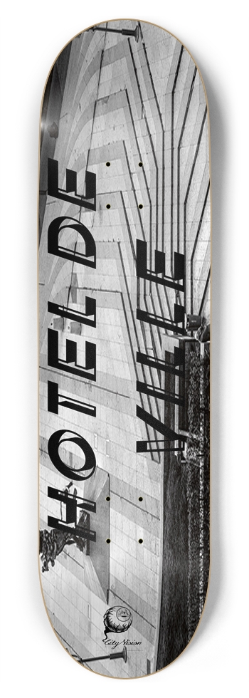 Hotel de Ville (Lyon, France) 8.75 8-3/4 Inch Skateboard