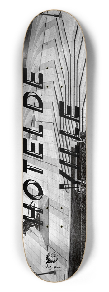 Hotel de Ville (Lyon, France) 7.50 7-1/2 Skateboard Deck