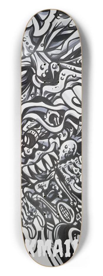 KMA11 PSYCHOTRIP Skateboard 7-1/2 Skateboard Deck