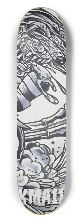 KMA11 RIDEORDIE Skateboard 7-1/2 Skateboard Deck