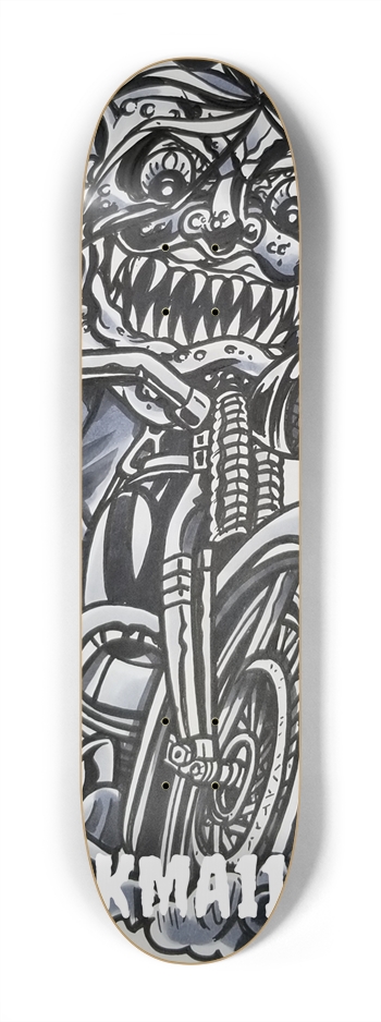 KMA11 BURNING INSIDE Skateboard 7-1/4 Mini/Kid Skateboard