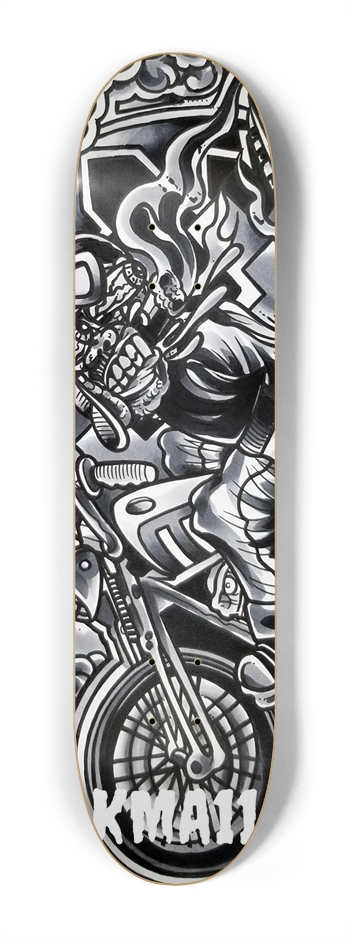 KMA11 SMOKING Skateboard 7-1/4 Mini/Kid Skateboard