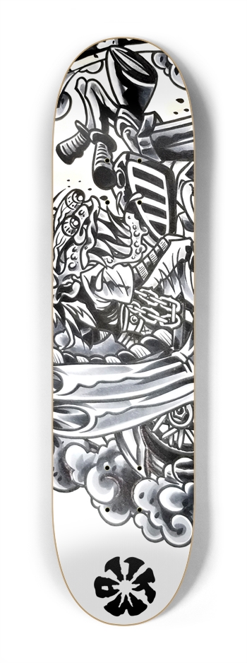 KMA11 SIDESHOW Skateboard 7-1/4 Mini/Kid Skateboard