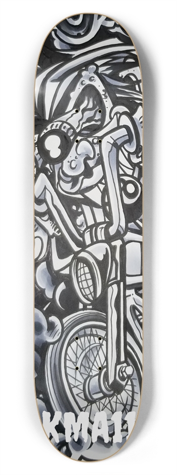 KMA11 8BALL Skateboard 7-3/4 Skateboard Deck