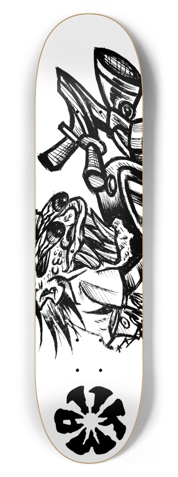 KMA11 OGSIDESHOW Skateboard 7-5/8 Skateboard Deck