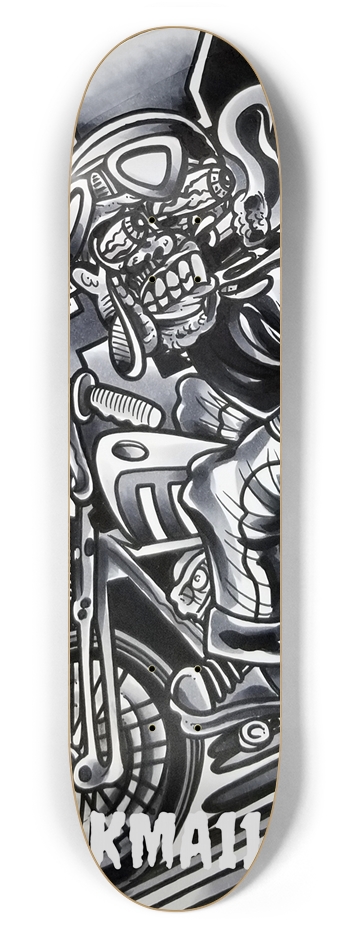 KMA11 Smoking Skateboard 7-5/8 Skateboard Deck