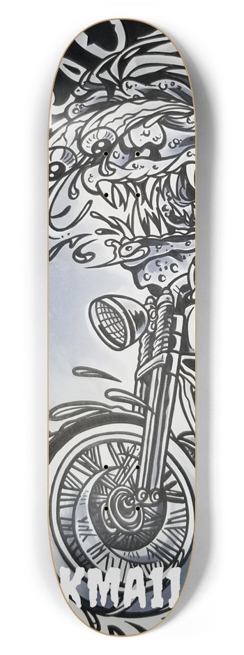 KMA11 WILDSIDE Skateboard 7-5/8 Skateboard Deck