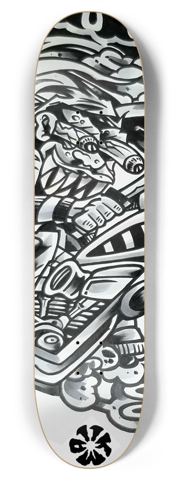 KMA11 LONGFORK Skateboard 7-7/8 Skateboard Deck
