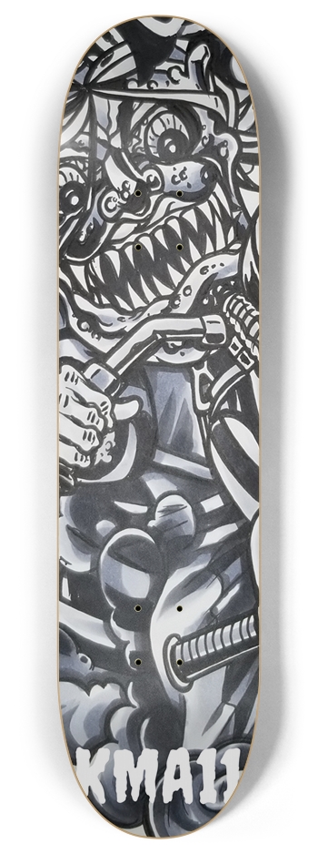 KMA11 BURNING INSIDE Skateboard 8 Inch Skateboard Deck