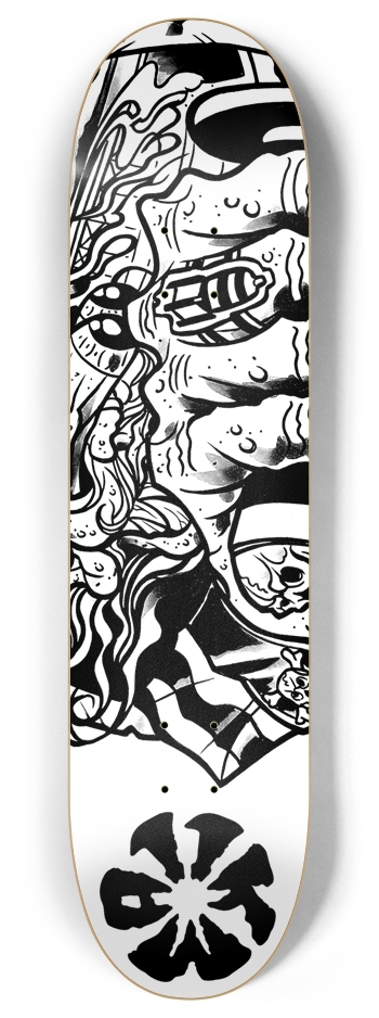 KMA11 FREEBOMBERS Skateboard 8 Inch Skateboard Deck