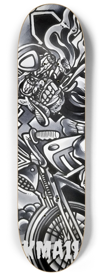 KMA11 SMOKING Skateboard 8-1/4 Skateboard Deck
