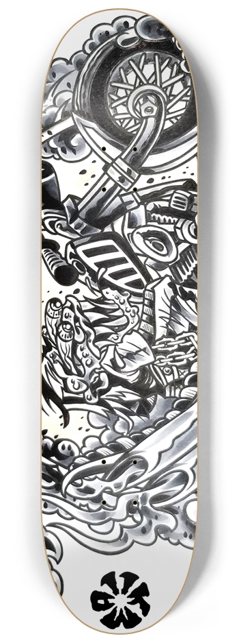 KMA11 SIDESHOW Skateboard 8-1/4 Skateboard Deck