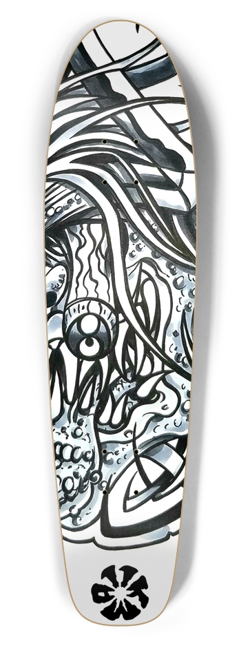 KMA11 BARDEMON Skateboard Bottle Tail