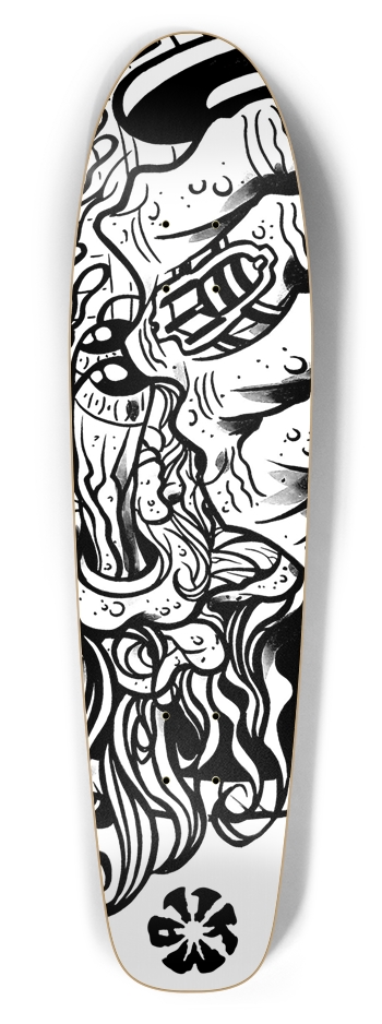 KMA11 FREEBOMBERS Skateboard Bottle Tail