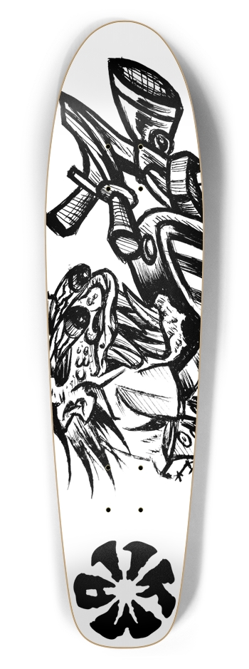 KMA11 OGSIDESHOW Skateboard Bottle Tail