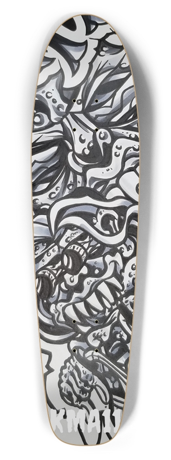 KMA11 PSYCHOTRIP Skateboard Bottle Tail