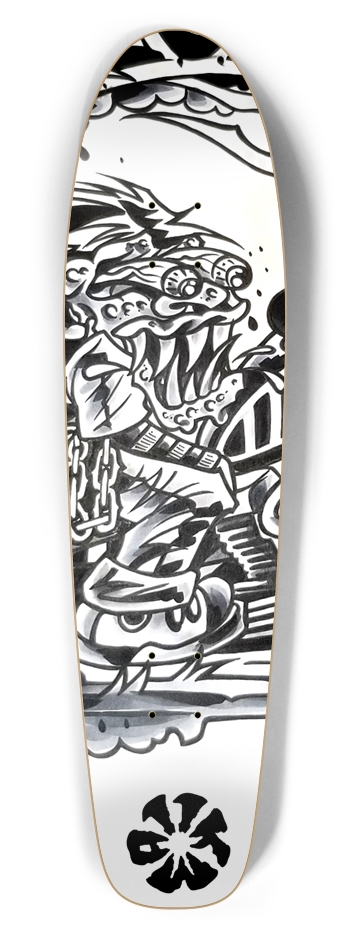 KMA11 SIDESHOW Skateboard Bottle Tail