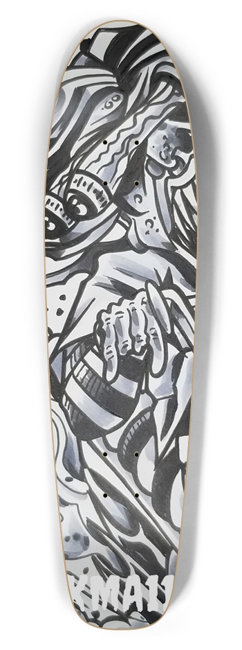 KMA11 TILLDEATH Skateboard Bottle Tail