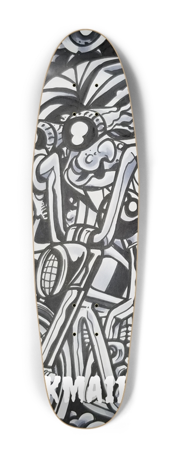 KMA11 8BALL Skateboard Cruiser Shape