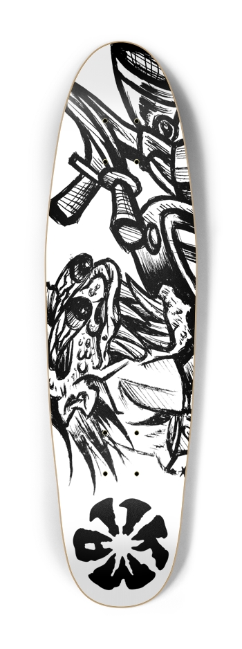 KMA11 OGSIDESHOW Skateboard Cruiser Shape