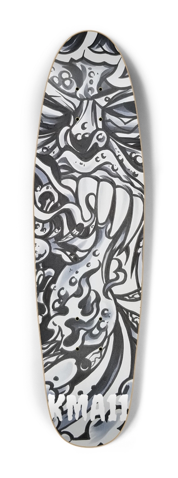 KMA11 PSYCHOTRIP Skateboard Cruiser Shape