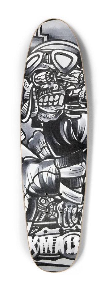 KMA11 SMOKING Skateboard Cruiser Shape