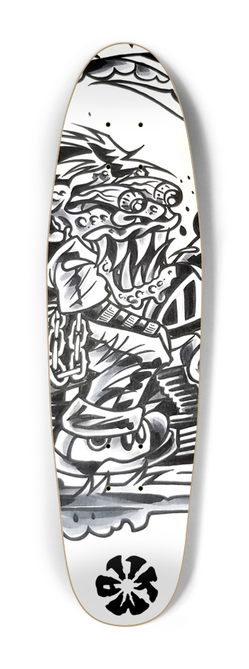 KMA11 SIDESHOW Skateboard Cruiser Shape