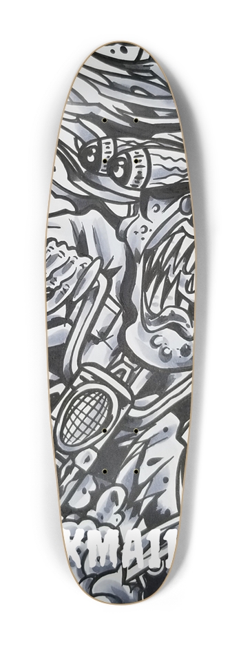 KMA11 TILLDEATH Skateboard Cruiser Shape