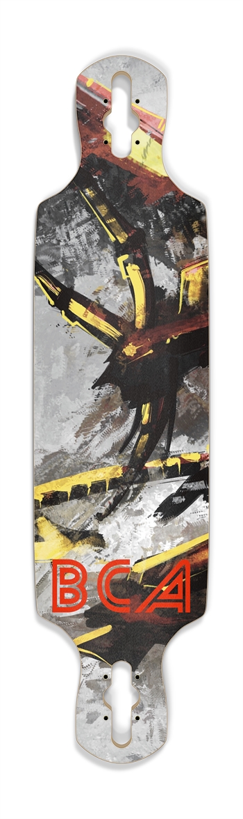 “Mecha Devil BCA” Dropthrough Drop Through Longboard