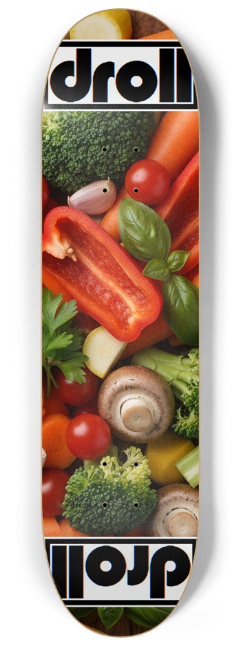 mixed Vegetables 8-1/4 Skateboard Deck