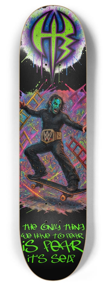 Jeff Hardy Tribute 8 Inch Skateboard Deck