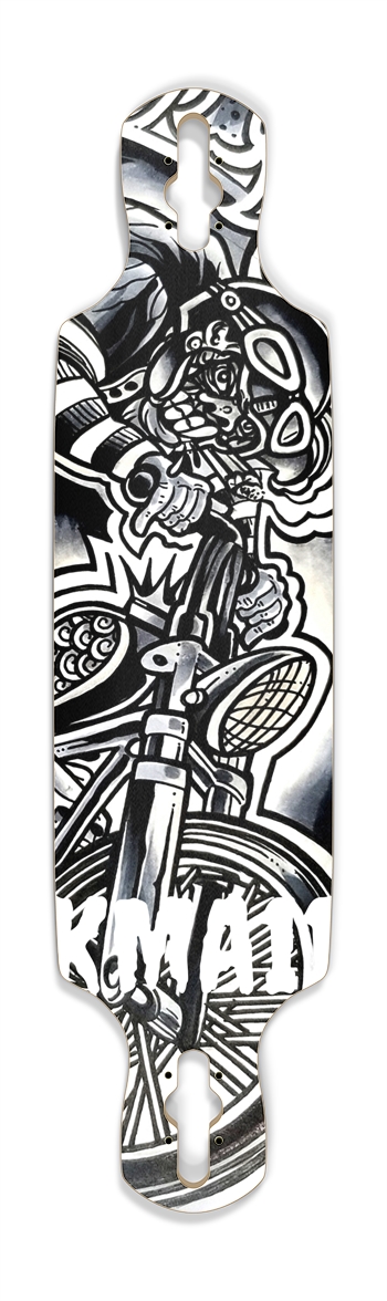 KMA11 KICKER Skateboard Drop Through Longboard