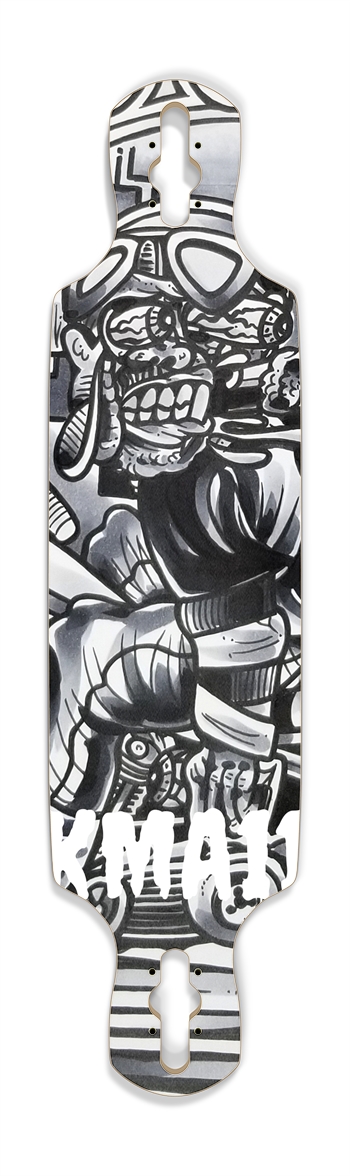 KMA11  SMOKING Skateboard 