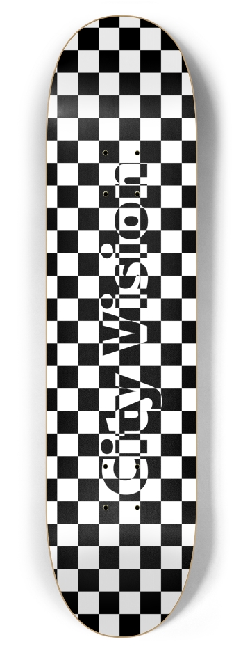 Checkered Name 7.87 7-7/8 Skateboard Deck