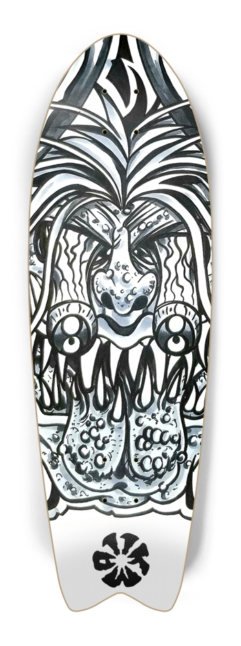 KMA11 BARDEMON Skateboard Fish Tail