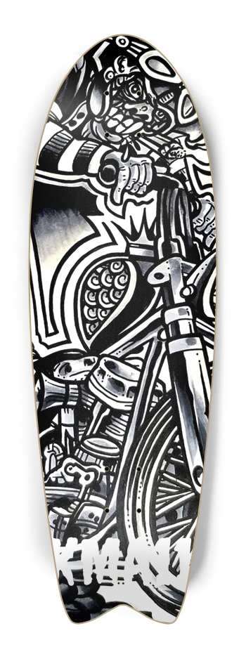 KMA11 KICKER Skateboard Fish Tail