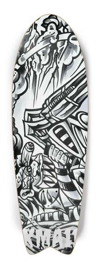 KMA11 LONGFORK Skateboard Fish Tail