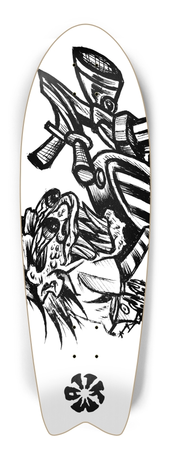 KMA11 OGSIDESHOW Skateboard Fish Tail