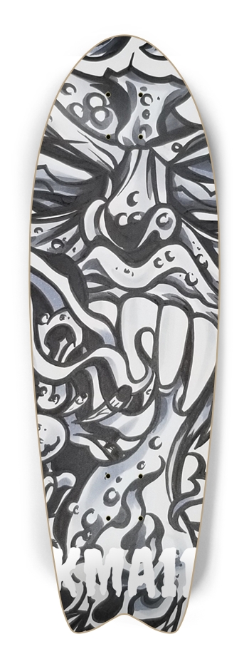 KMA11 PSYCHOTRIP Skateboard Fish Tail